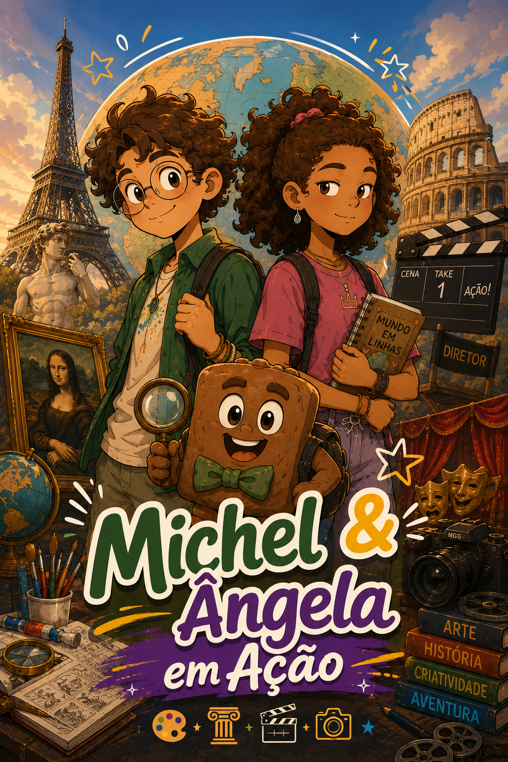 Capa de Michel & Ângela em Ação