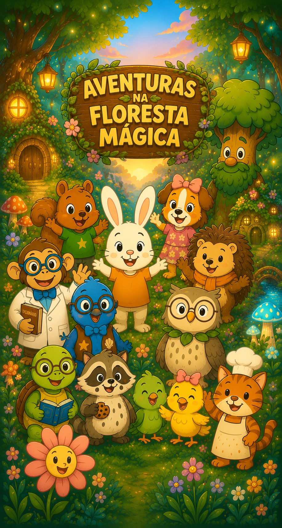 Capa de Contos da Floresta Mágica