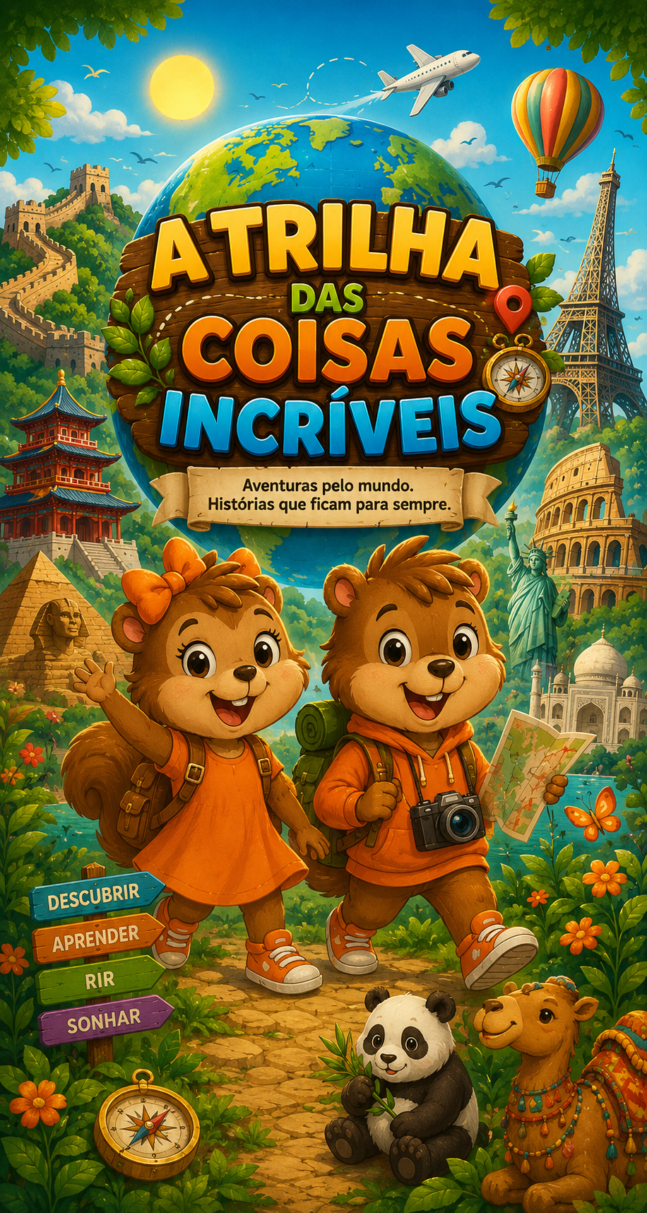 Capa de A Trilha das Coisas Incríveis